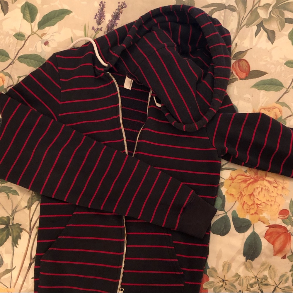 AA striped hoodie